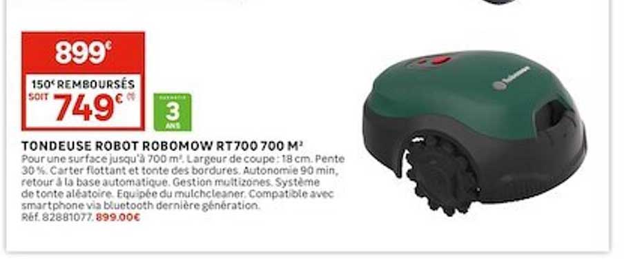 tondeuse robot robomow rt700 700 m2