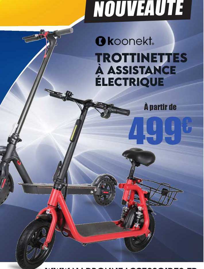 trottinettes à assistance électrique koonekt