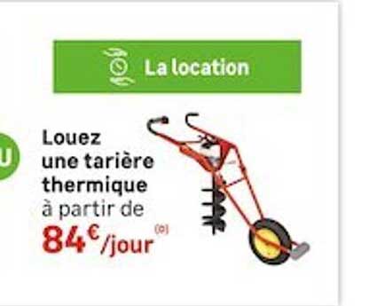 une tarière thermique