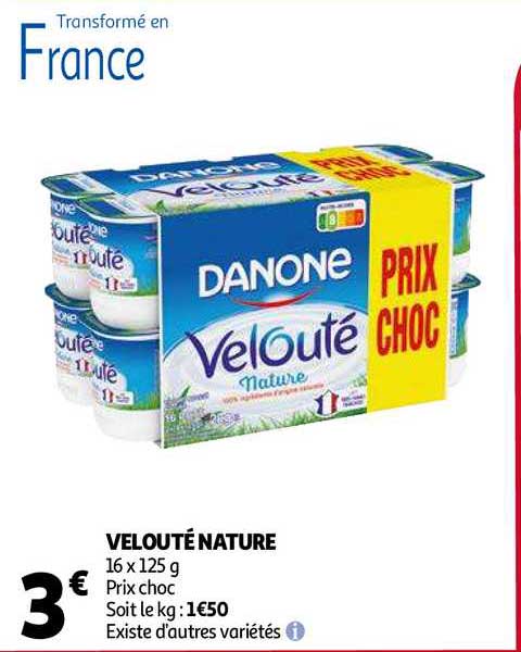 Velouté Nature Danone