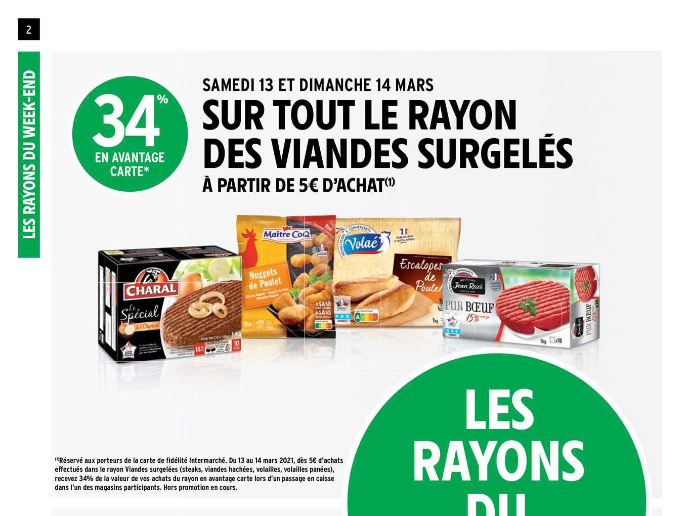 viandes surgelés charal, maître coq, volaé