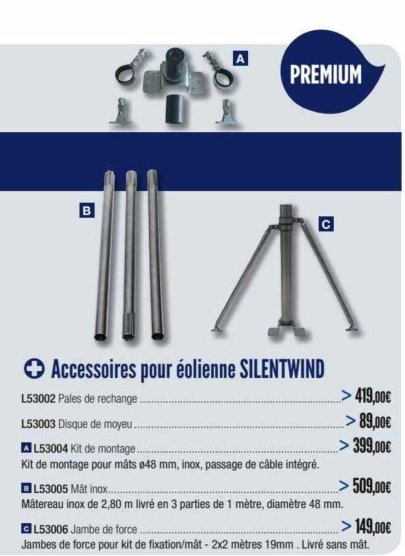 Accessoires Pour éolienne Silentwind