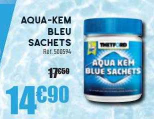 aqua-kem bleu sachets