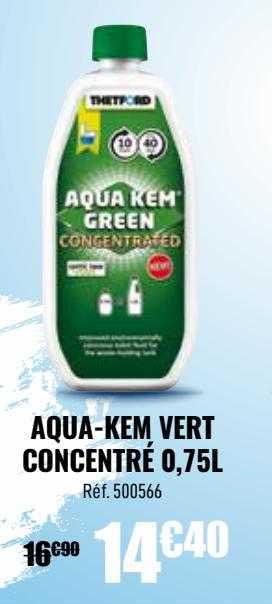 aqua-kem vert concentré 0,75l