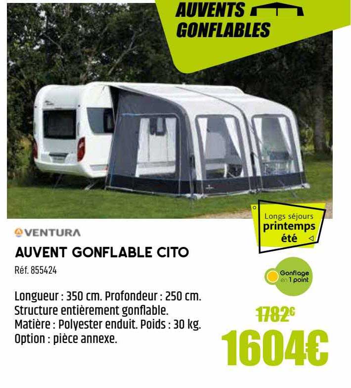 auvent gonflable cito ventura