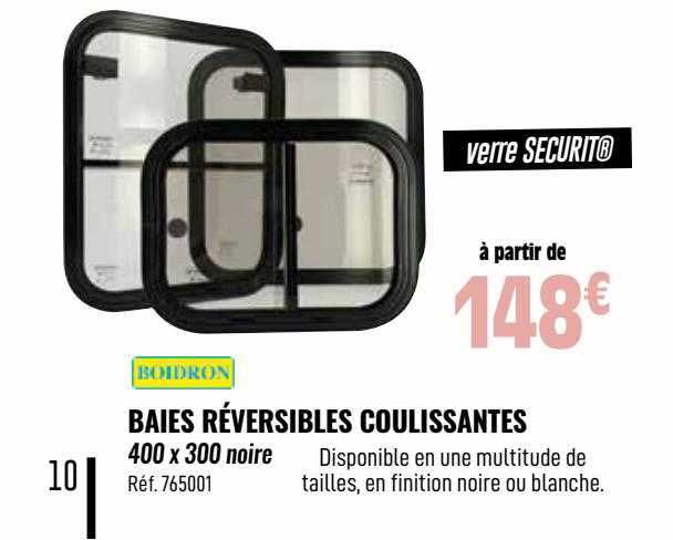 Baies Réversibles Coulissantes Boidron