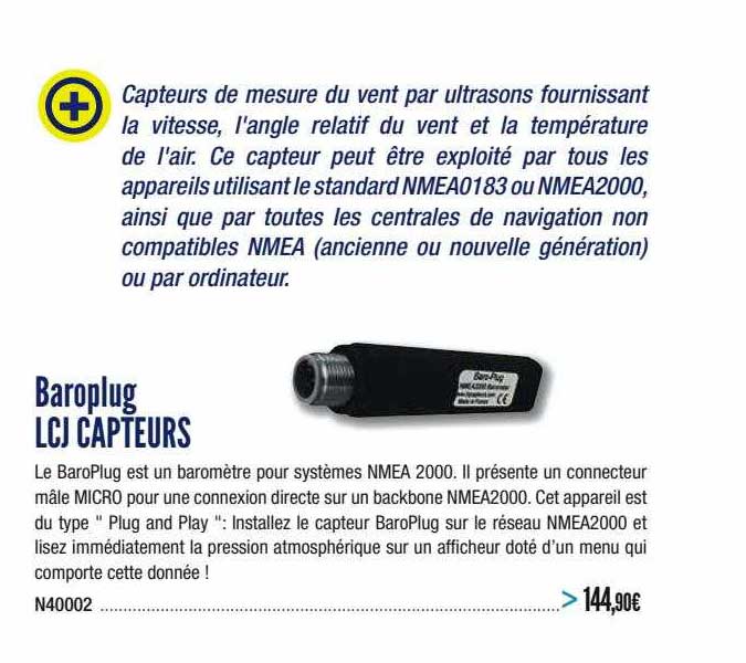 baroplug lcj capteurs
