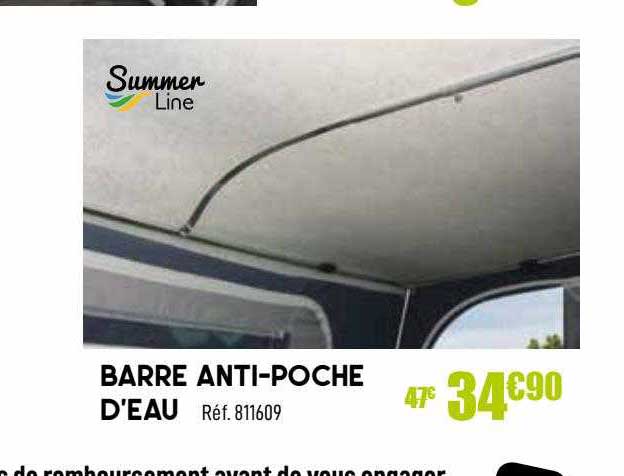 Barre Anti-poche D'eau Summer Line
