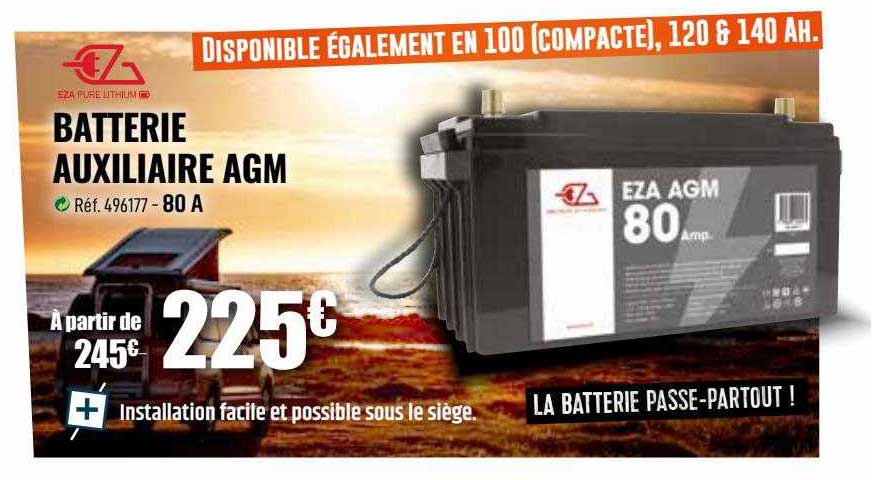batterie auxiliaire agm
