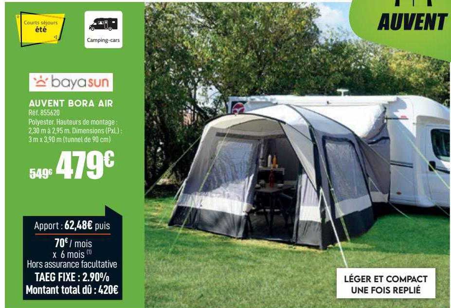 bayasun auvent bora air