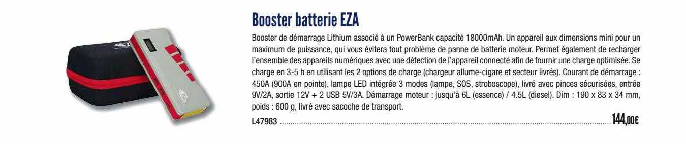 booster batterie eza