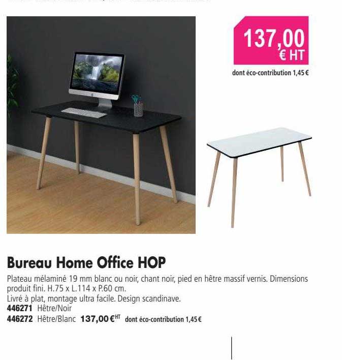 bureau home office hop