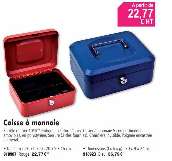 caisse à monnaie