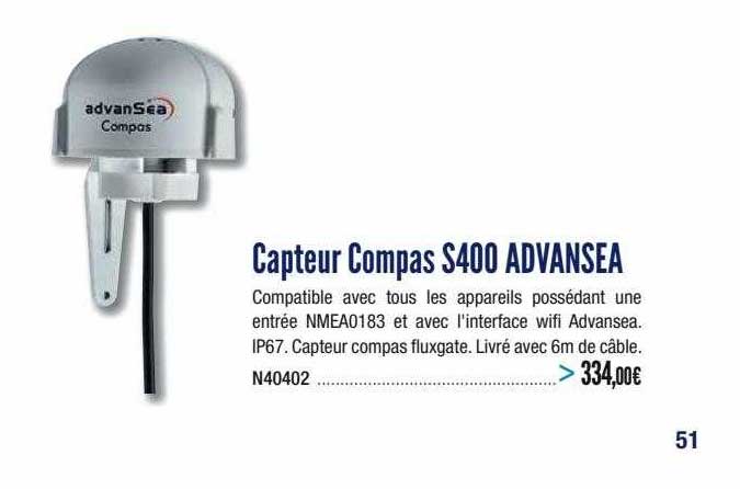capteur compas s400 advansea