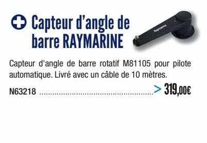 capteur d'angle de barre raymarine