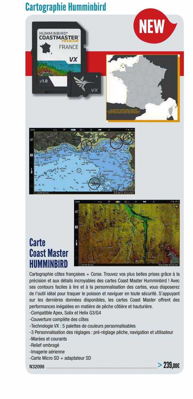 carte coast master humminbird