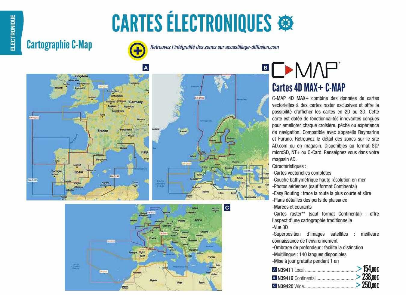 cartes 4d max+ c-map