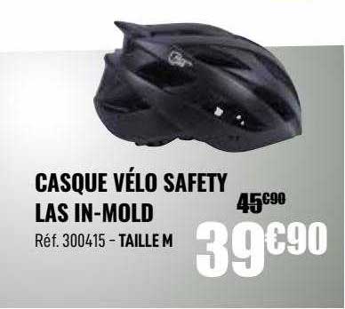 casque vélo safety las in-mold