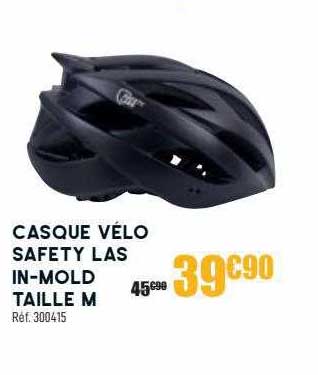 casque vélo safety las in-mold taille M