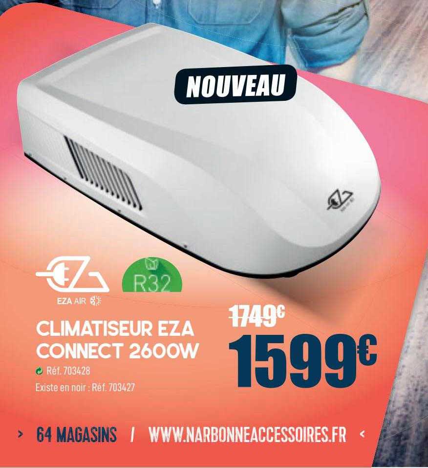 climatiseur eza connect 2600w
