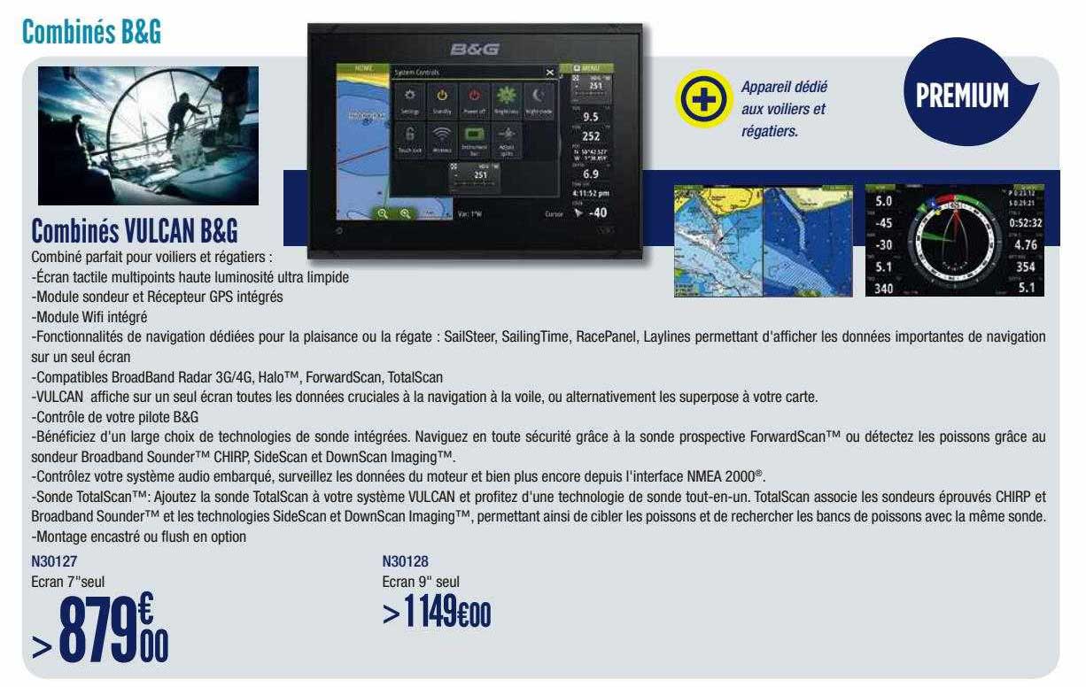 combinés vulcan b&g