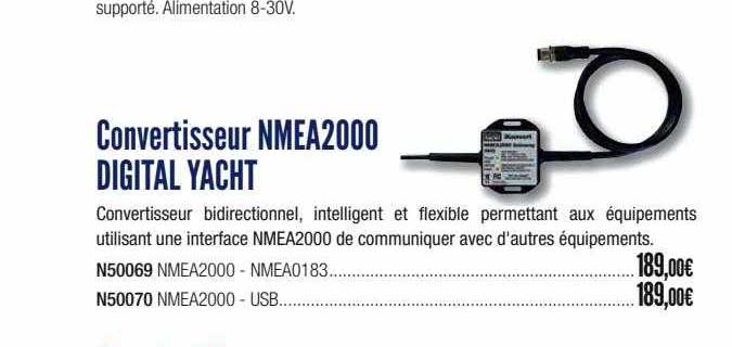 convertisseur nmea2000 digital yacht