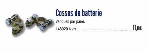 cosses de batterie