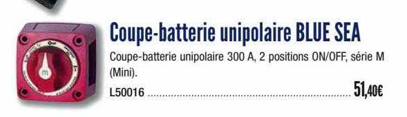 coupe-batterie unipolaire blue sea