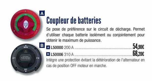 coupleur de batteries