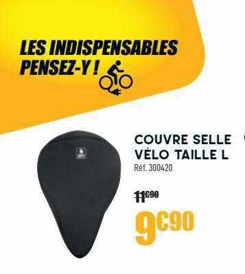 couvre selle vélo taille L