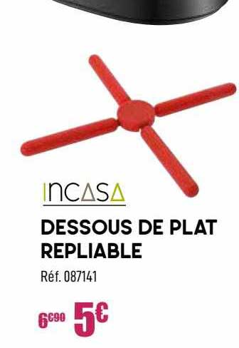 dessous de plat repliable incasa