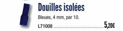 douilles isolées