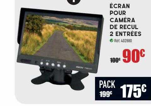 écran pour caméra de recul 2 entrées