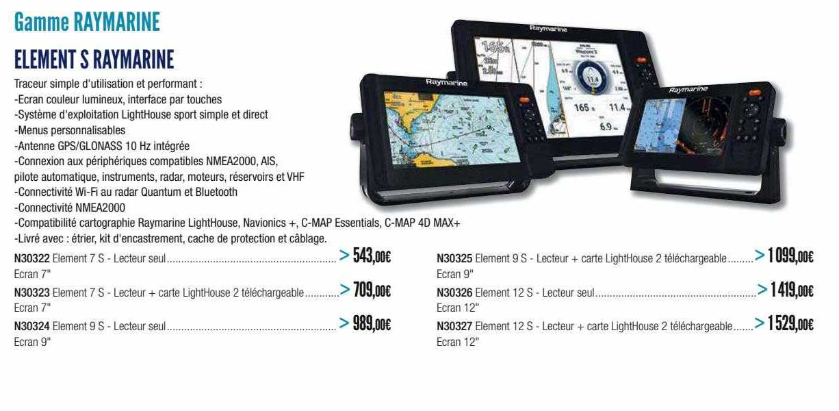 element s raymarine