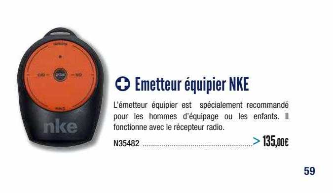 emetteur équipier nke