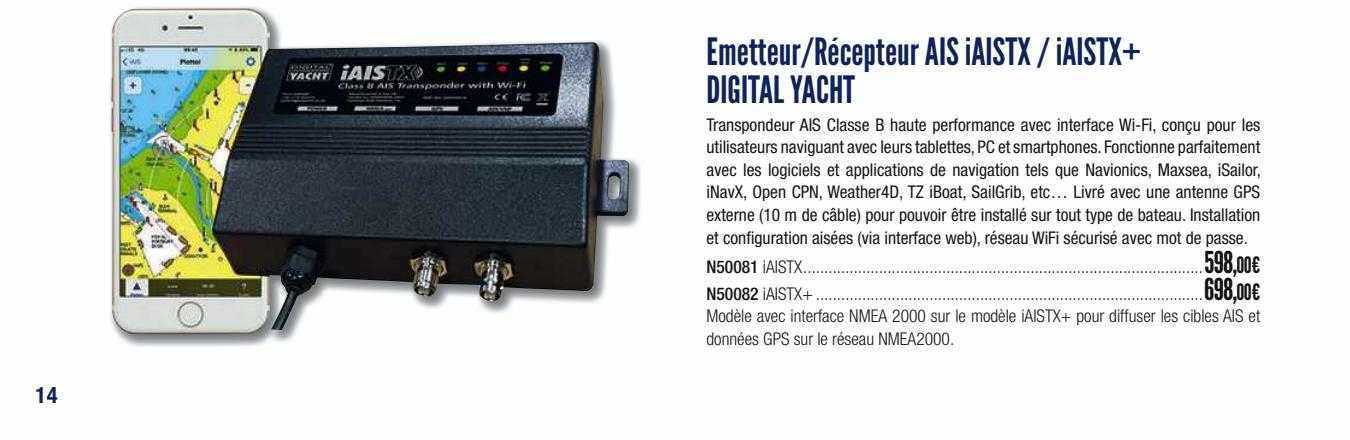emetteur récepteur ais iaistx ou iaistx+ digital yacht