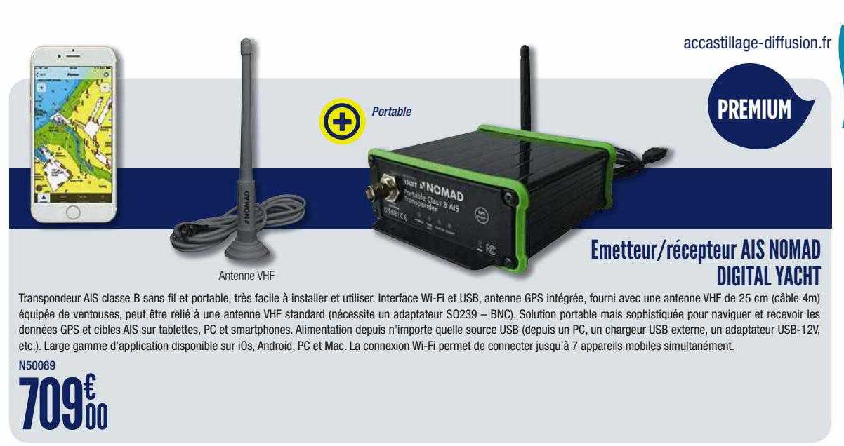 emetteur récepteur ais nomad digital yacht