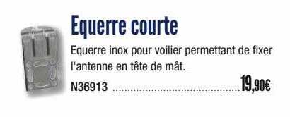 equerre courte