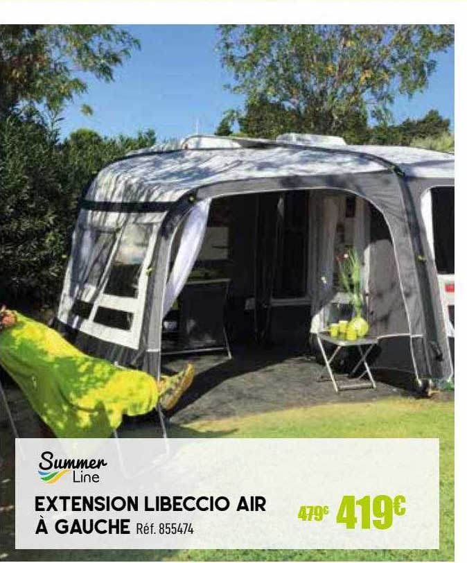 extension libeccio air à gauche summer line