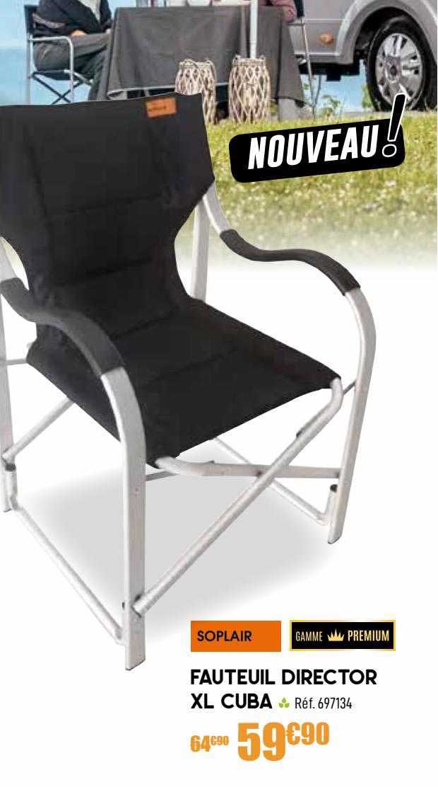 fauteuil director xl cuba