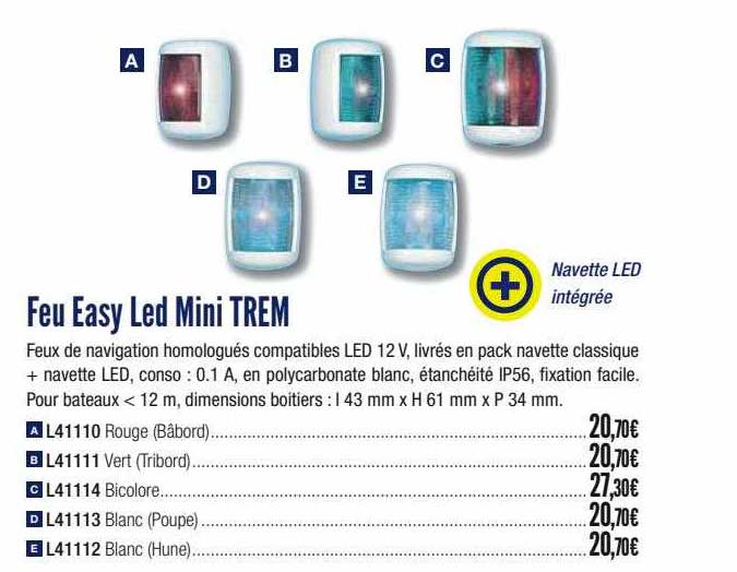 feu easy led mini trem