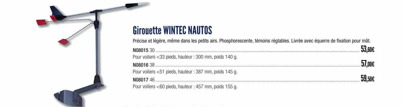 girouette wintec nautos