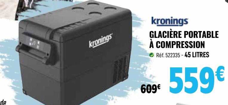 glacière portable à compression kronings