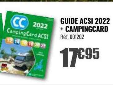 guide acsi 2022 + campingcard