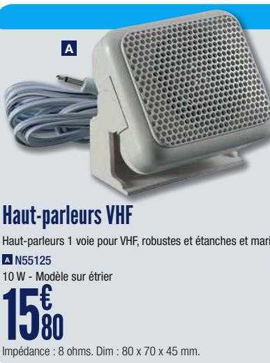 haut-parleurs vhf
