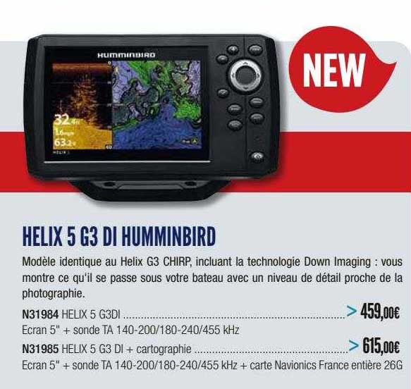 helix 5 g3 di humminbird