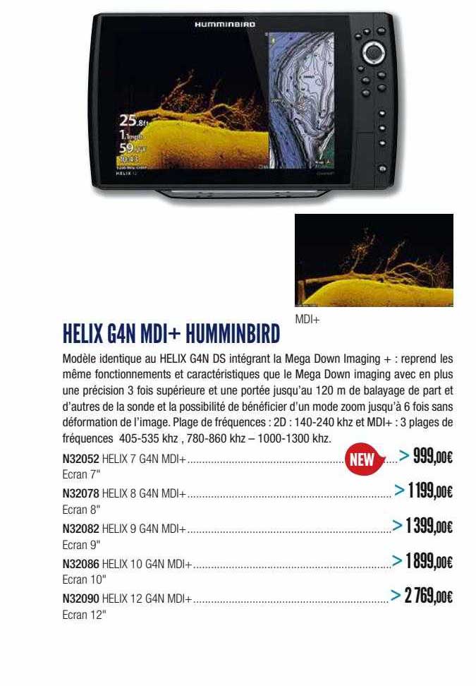 helix g4n mdi+ humminbird
