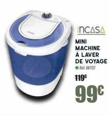 incasa mini machine à laver de voyage