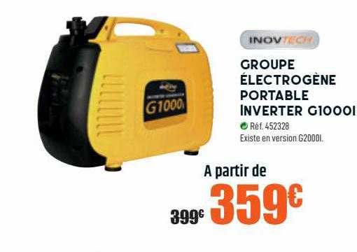inovtech groupe électrogène portable inverter