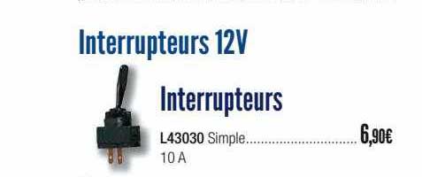 interrupteurs l43030 simple